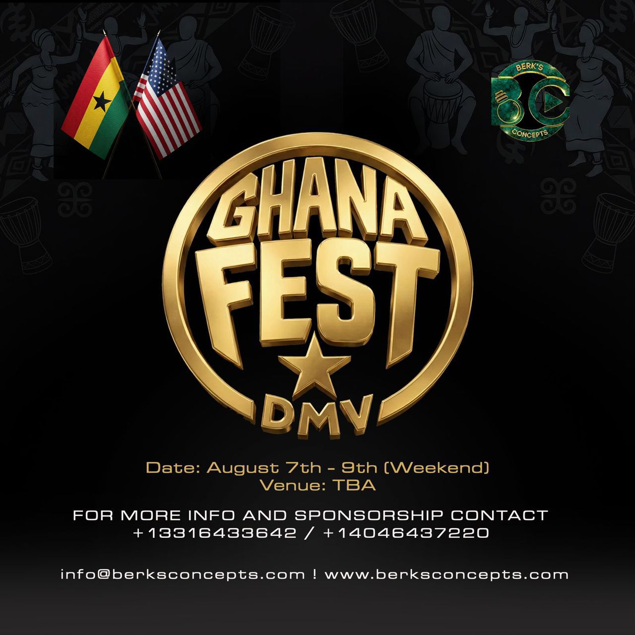 GhanaFest Event Flyer